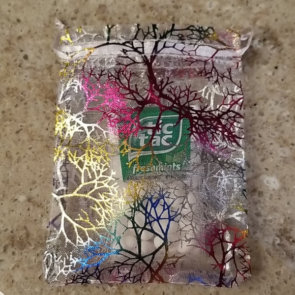 🆕️25pc sheer rainbow print organza bags - Picture 4 of 4